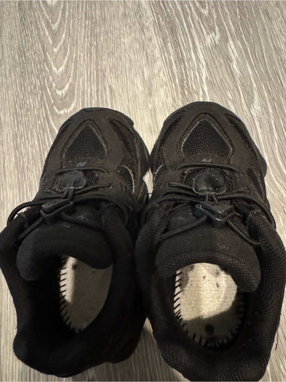 New Balance Black Mesh Athletic Sneakers